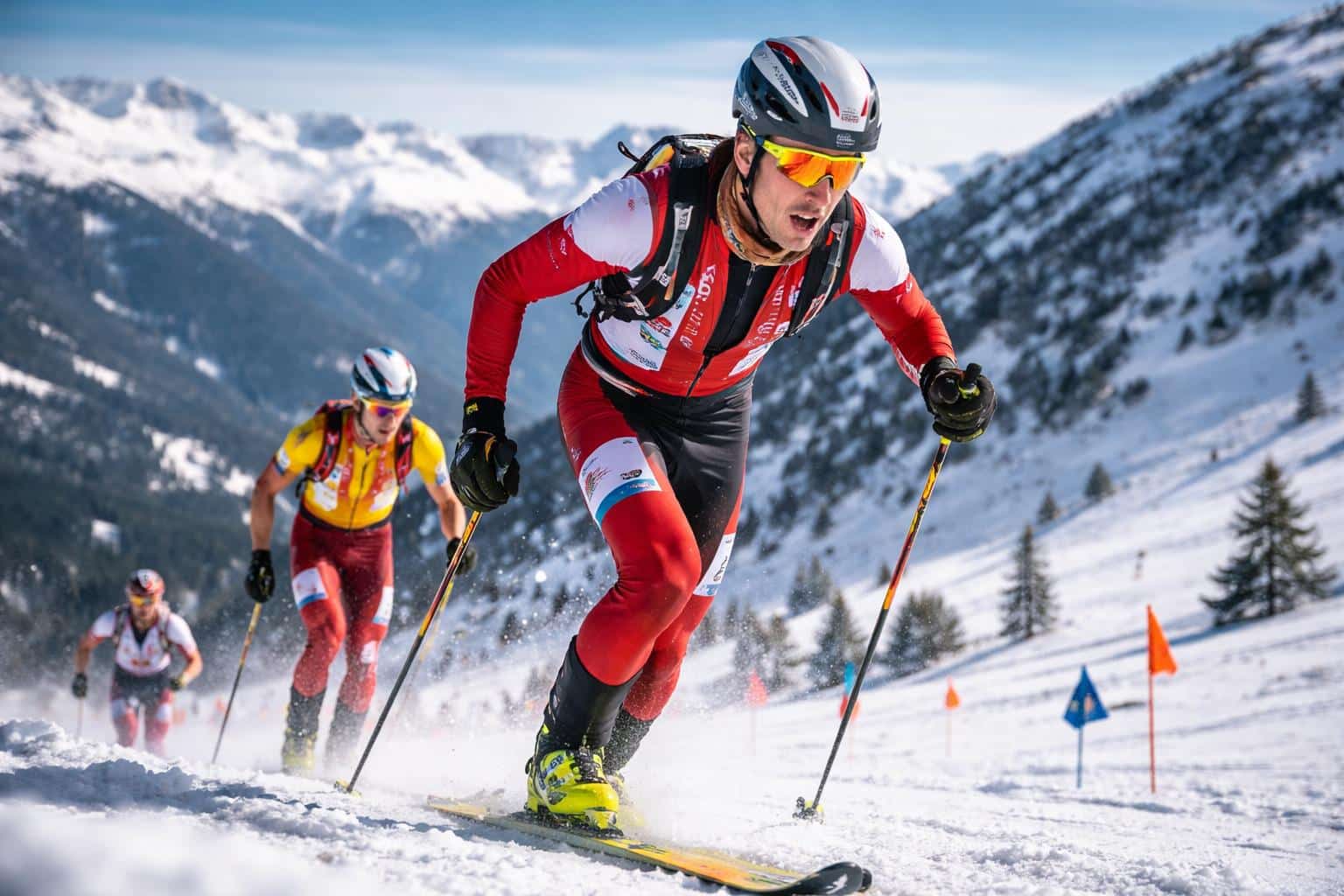 Verbnjak im Vertical am Weltcup-Podest