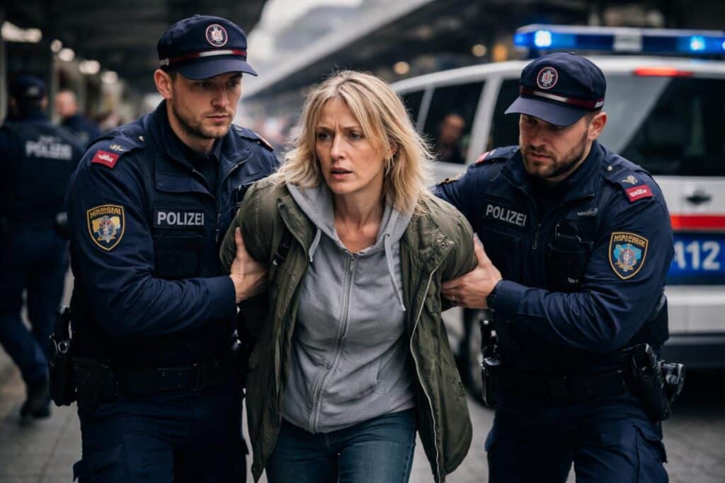 Verdacht der Sachbeschädigung, Ordnungsstörung, Anstandsverletzung - Festnahme