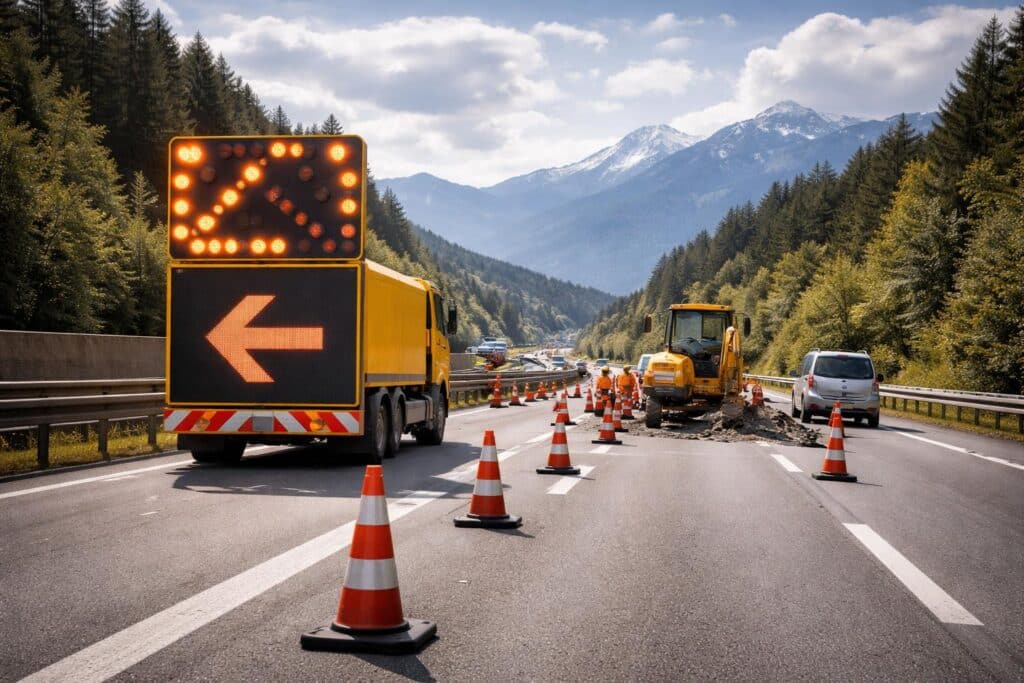A2 Süd Autobahn, Klagenfurt Richtung Villach