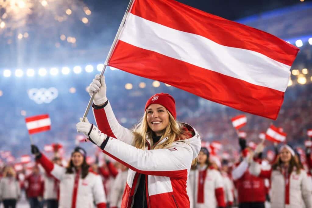 Gasser Fahnenträgerin bei Olympia