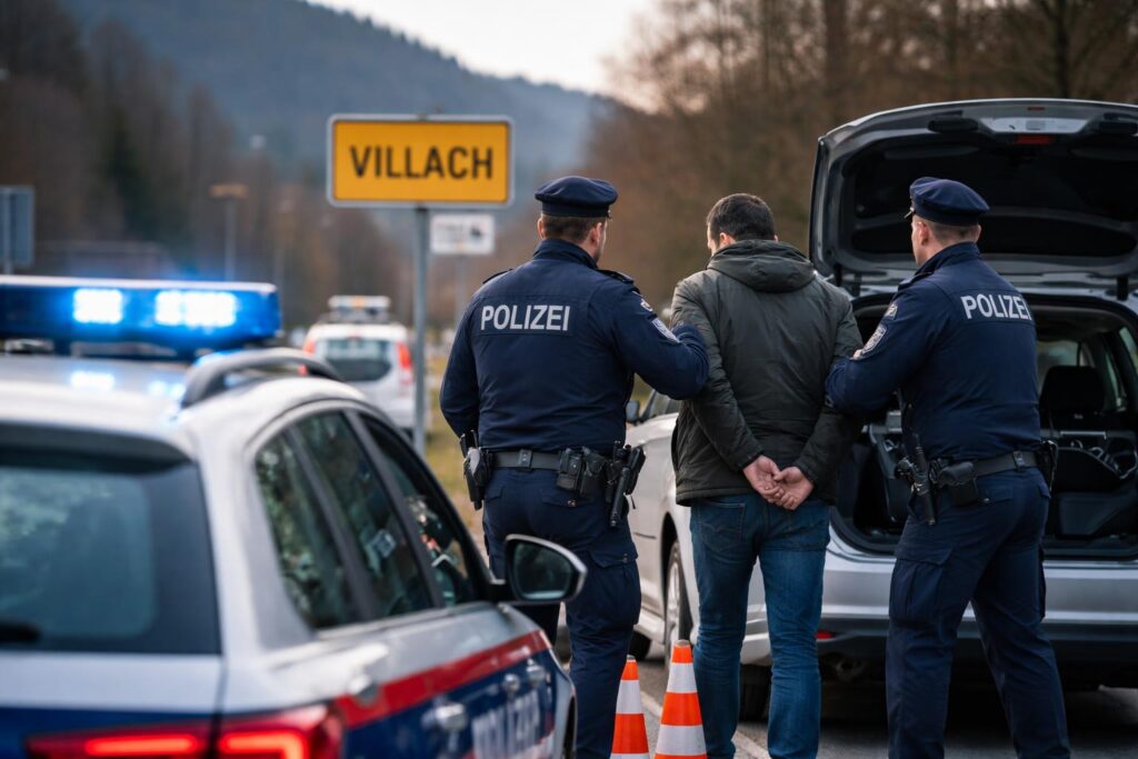 Festnahme im Bezirk Villach