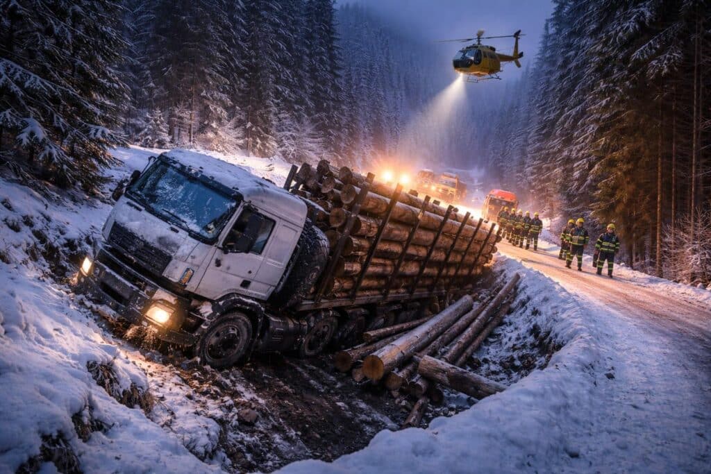 Lkw-Unfall im Knappengraben