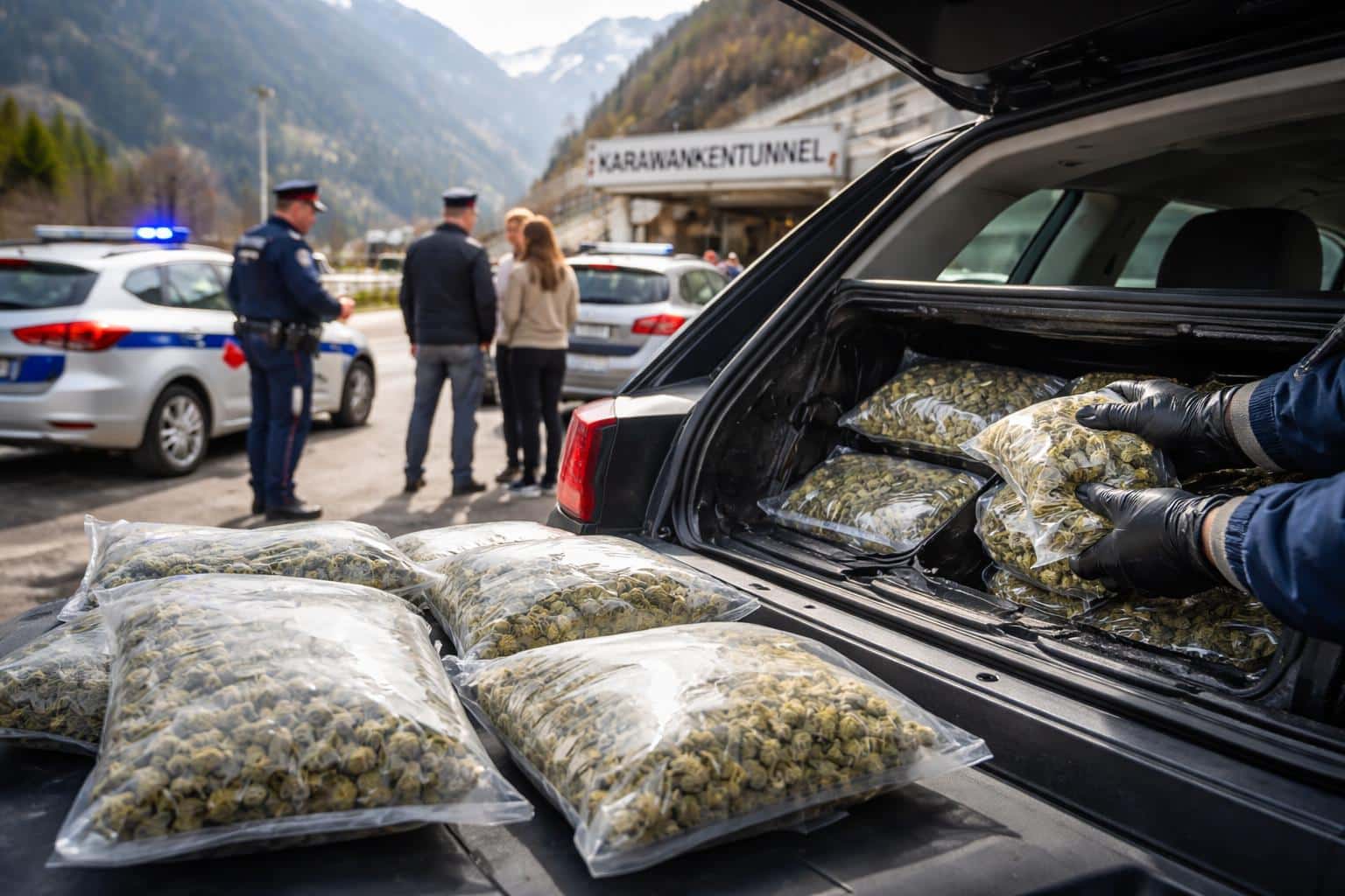 13 Kilo Cannabis sichergestellt