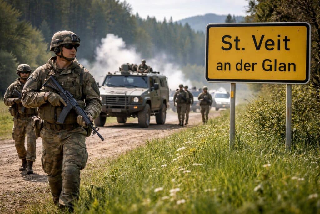 Bundesheer-Übung im Raum St. Veit