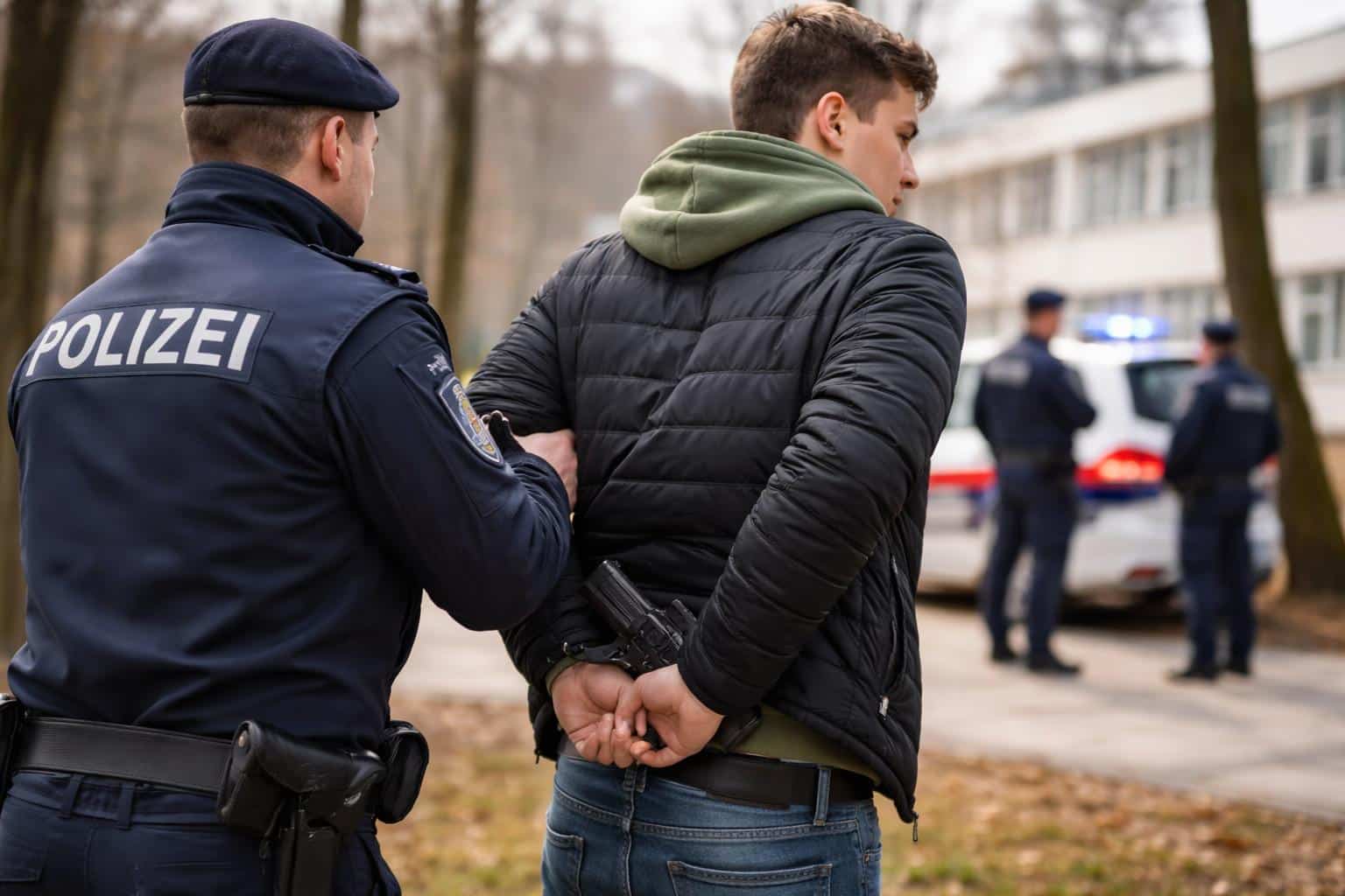 Mann hantiert mit Waffe – vorläufige Festnahme