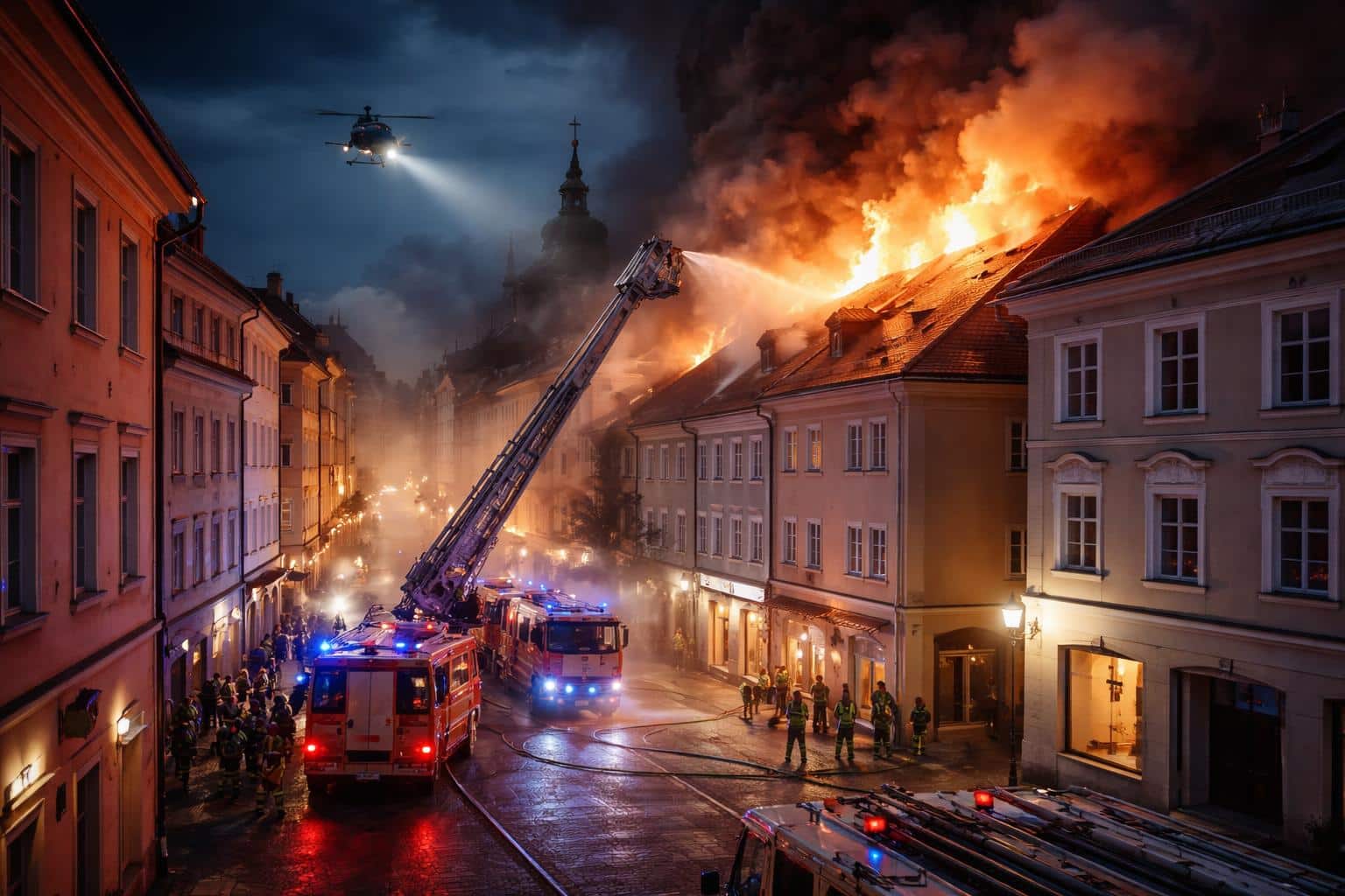 Feueralarm in der Klagenfurter Innenstadt