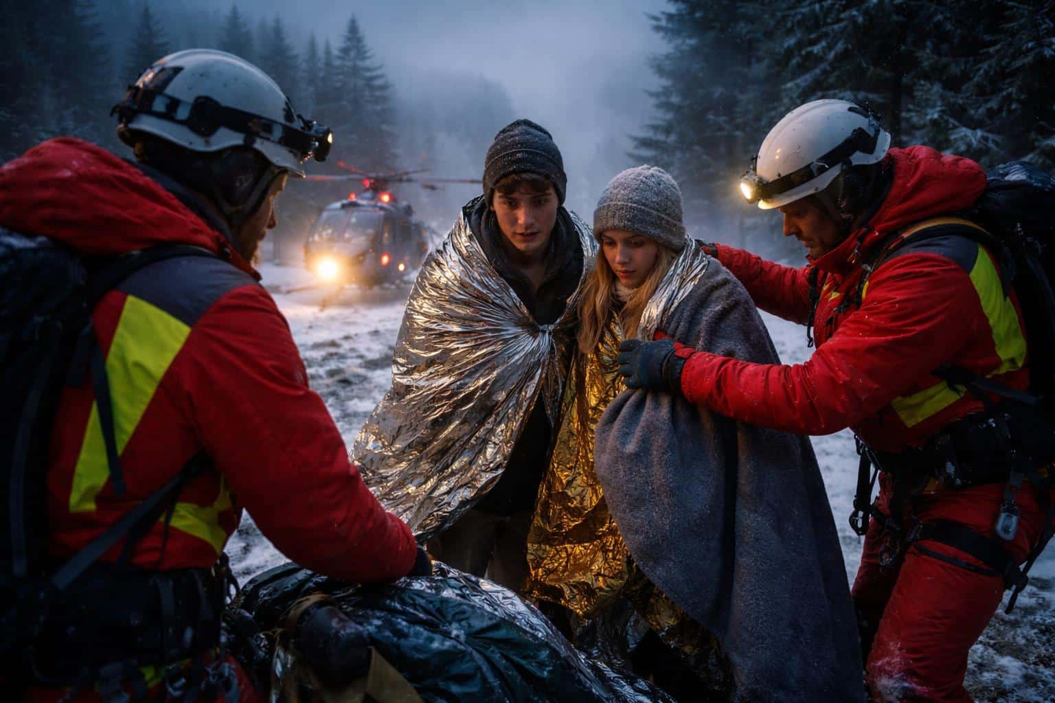 Jugendliche aus Bergnot gerettet