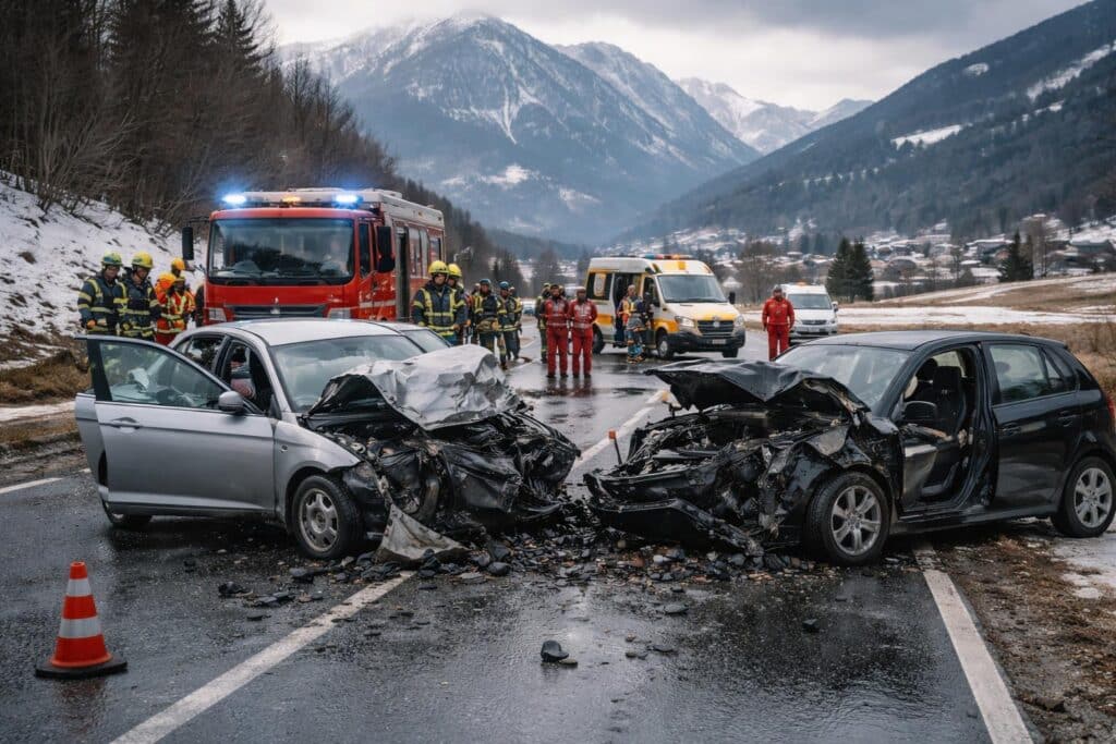 Frontalcrash auf der B111