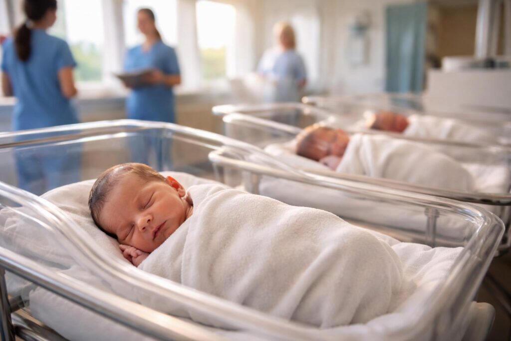 2025 um 58 Babys mehr geboren