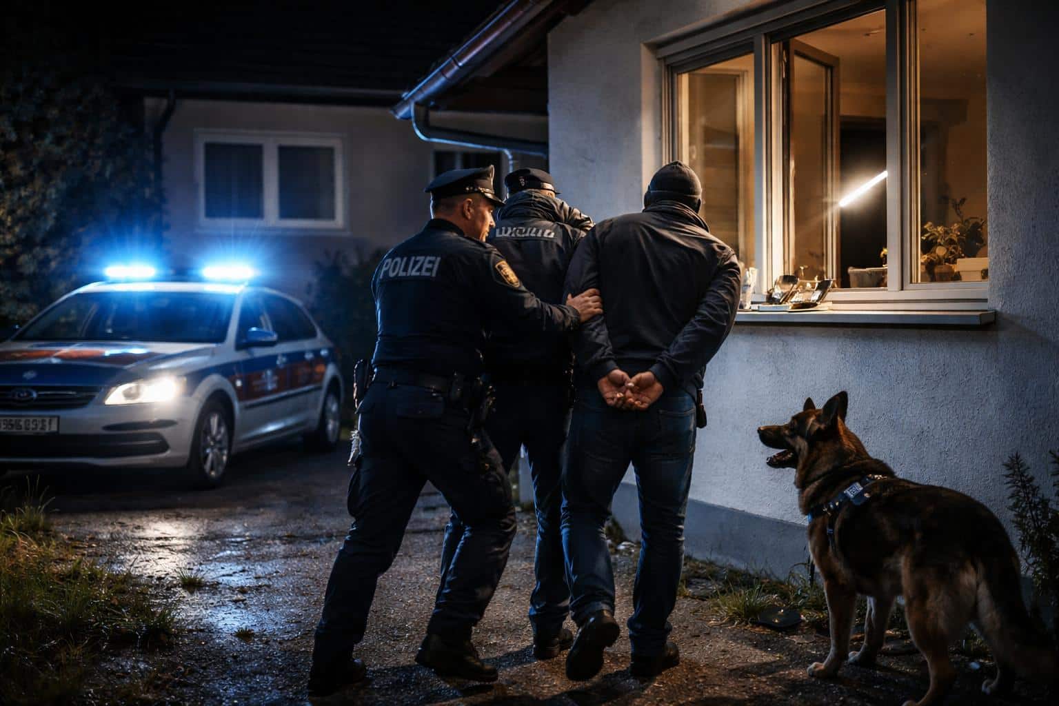 Einbruchsdiebstahl in Villach - Täterfestnahme