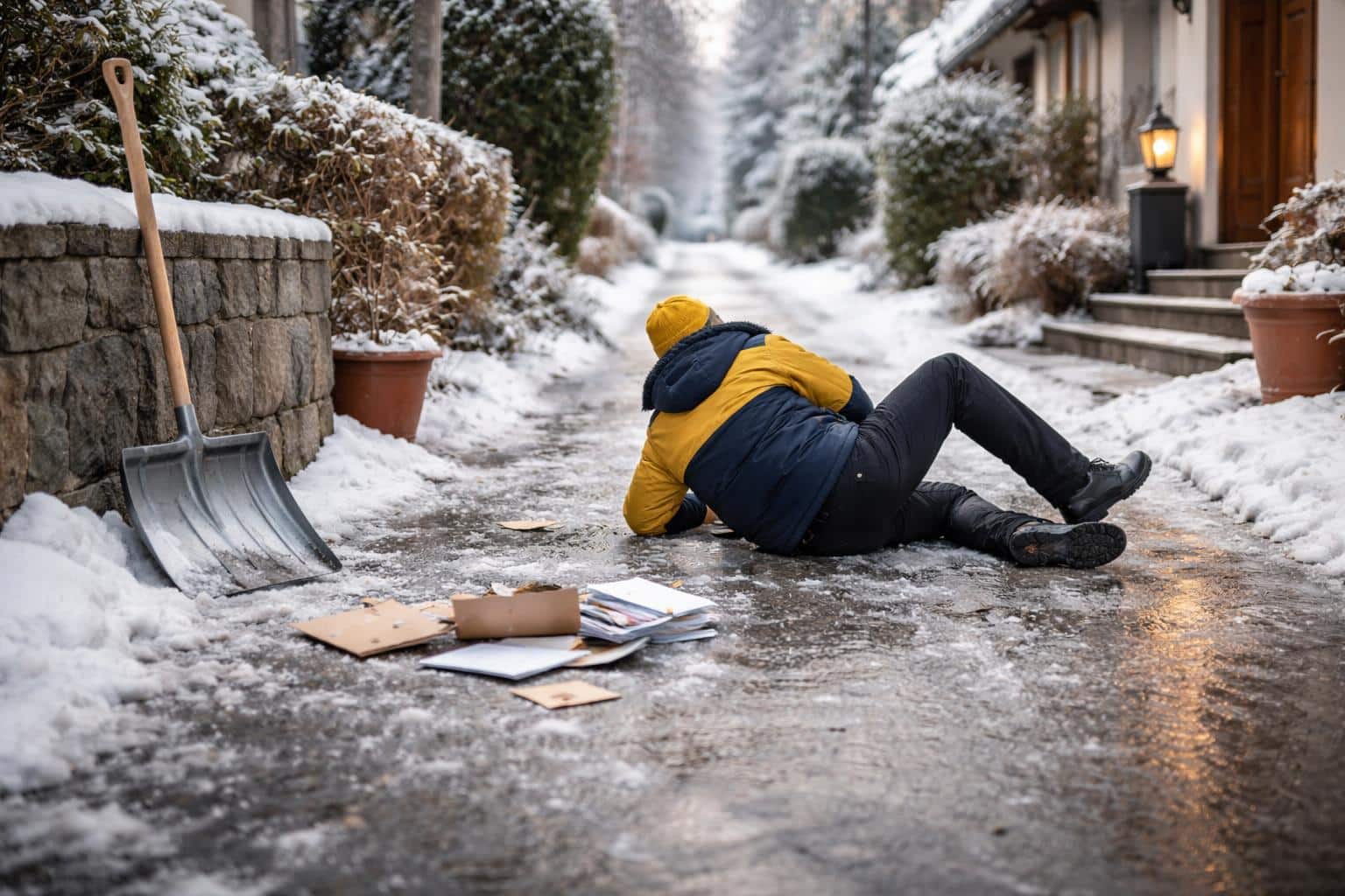 Glätte und Haftung: Sicherheit auf Gehwegen