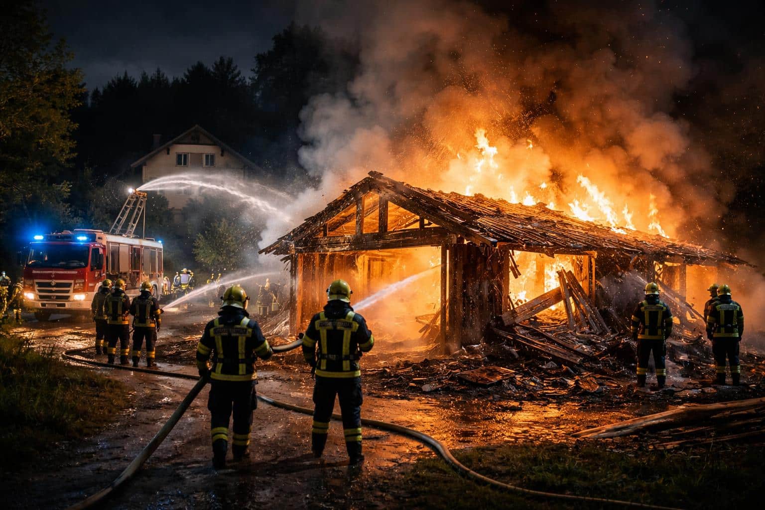 Nebengebäude in St. Marein abgebrannt