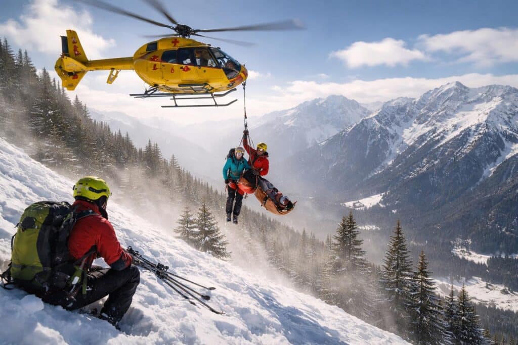 Alpinunfall in Unterbergen