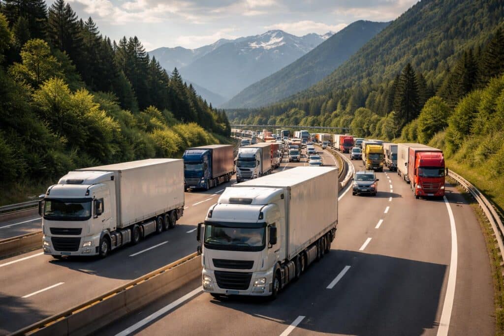 Mehr Lkw-Verkehr auf Kärntens Autobahnen