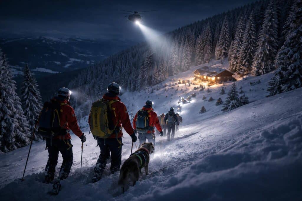 Großeinsatz auf der Petzen: Suche nach zwei Tourengehern