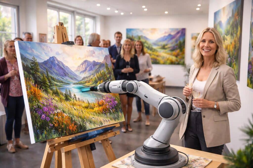 Neue Ausstellung von Josefine Blaich eröffnet