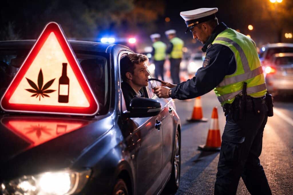 Verkehrsschwerpunkt Alkohol und Drogen am Steuer