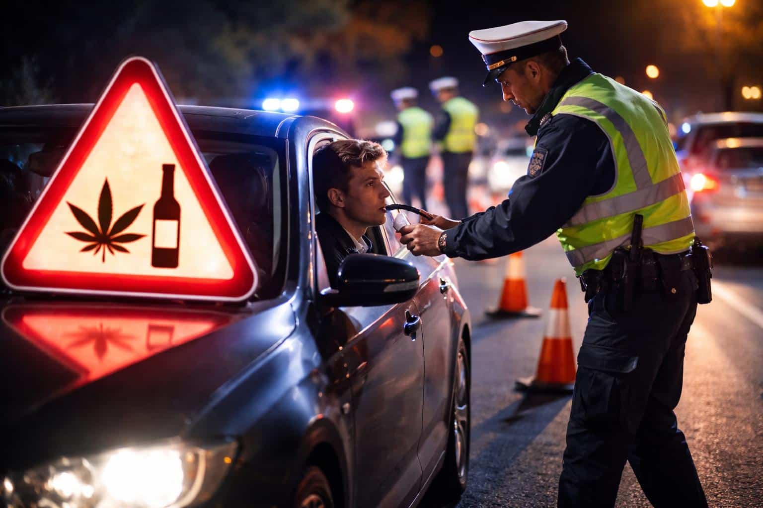 Verkehrsschwerpunkt Alkohol und Drogen am Steuer