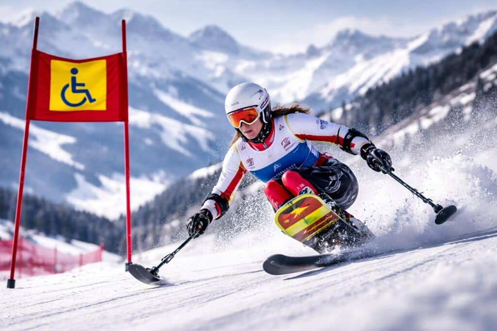 Elina Stary beim Paraski-Weltcup in Saalbach auf Rang zwei