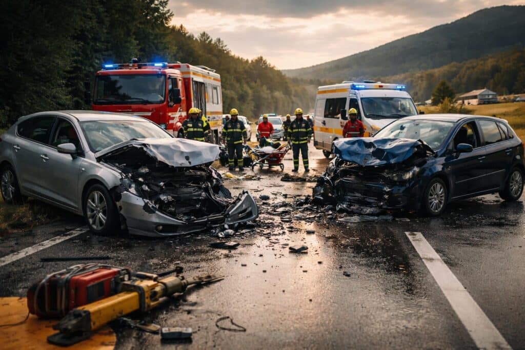 Autos kollidiert: Fahrer schwer verletzt!