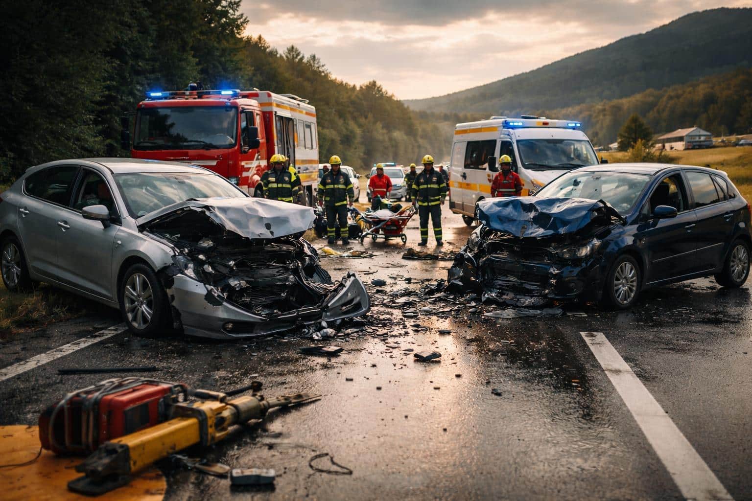 Autos kollidiert: Fahrer schwer verletzt!