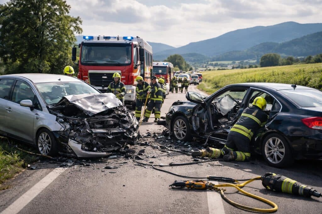 Zwei Schwerverletzte bei Unfall