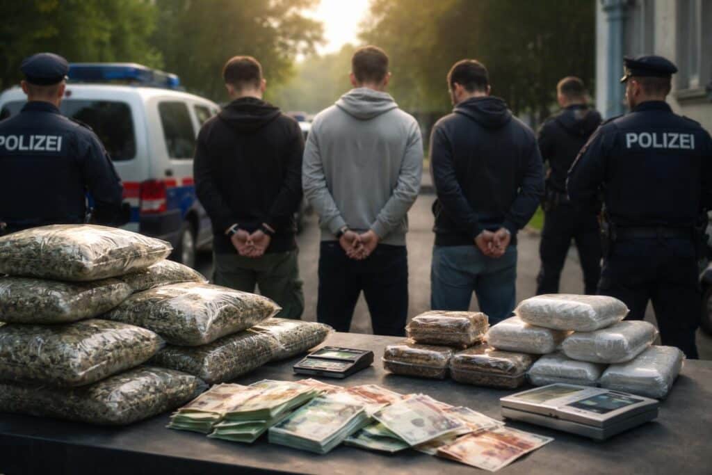 Fünf mutmaßliche Drogendealer geschnappt