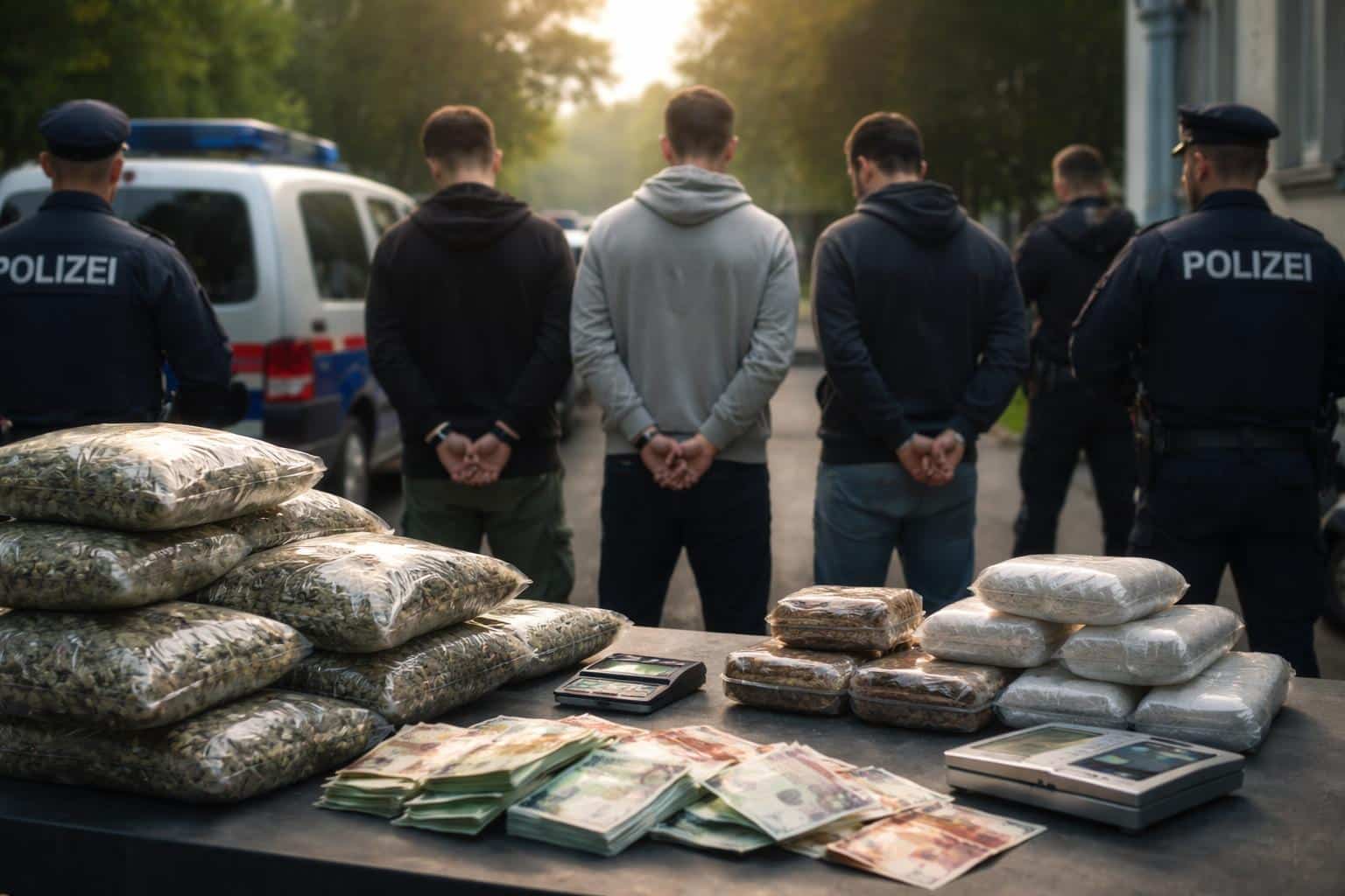 Fünf mutmaßliche Drogendealer geschnappt
