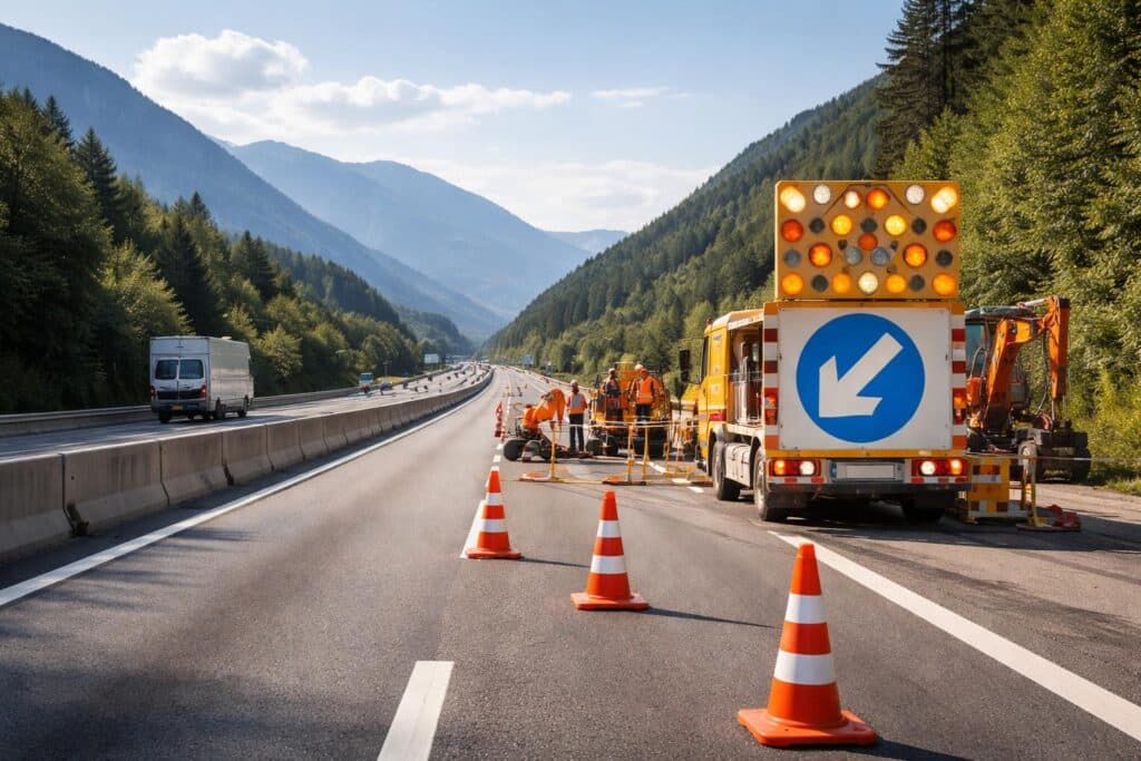 A2 Süd Autobahn, Klagenfurt Richtung Villach