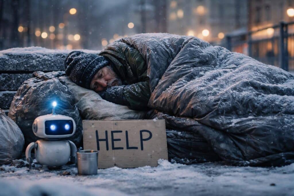 Gefährliche Kälte für Obdachlose