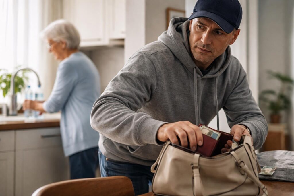 Falscher Nachbar schleicht sich ein – Geldbörse weg!