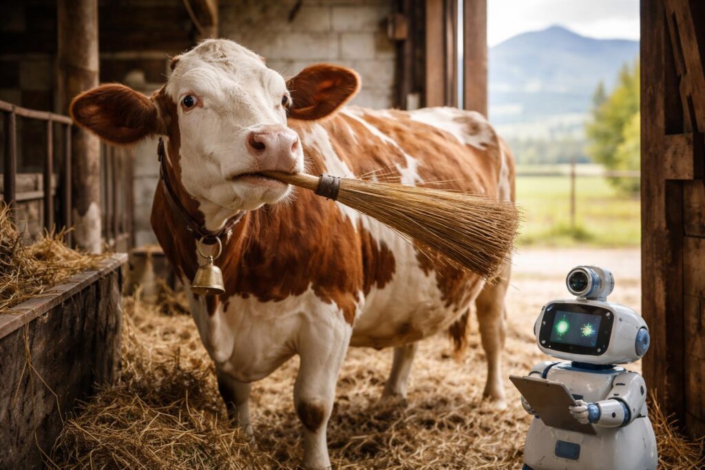 Kuh Veronika begeistert Wissenschaft