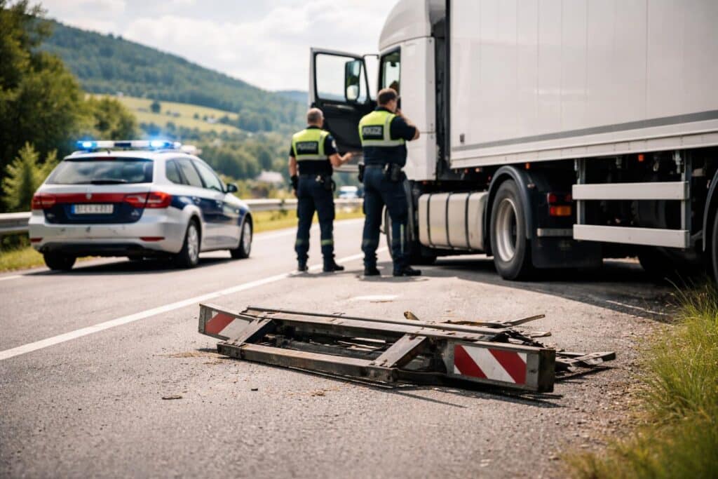 Alkoholisierter LKW-Lenker nach Unfallflucht in Feldkirchen ausgeforscht