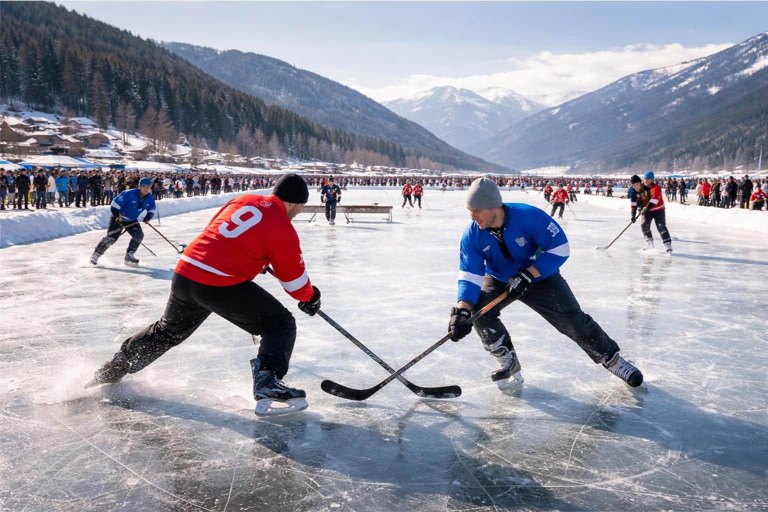 Internationales PondHockey Turnier am Weissensee feierte Premiere