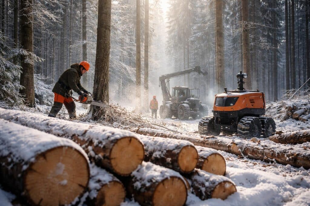 Kälte nützt der Forstwirtschaft