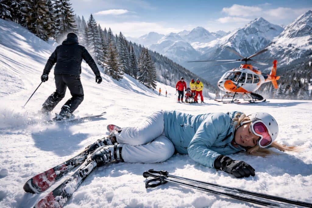 Skikollision mit Fahrerflucht am Nassfeld