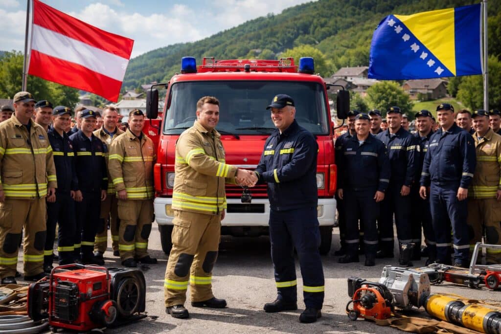 Fahrzeugspende aus Ruden stärkt Sicherheit in Velika Kladuša