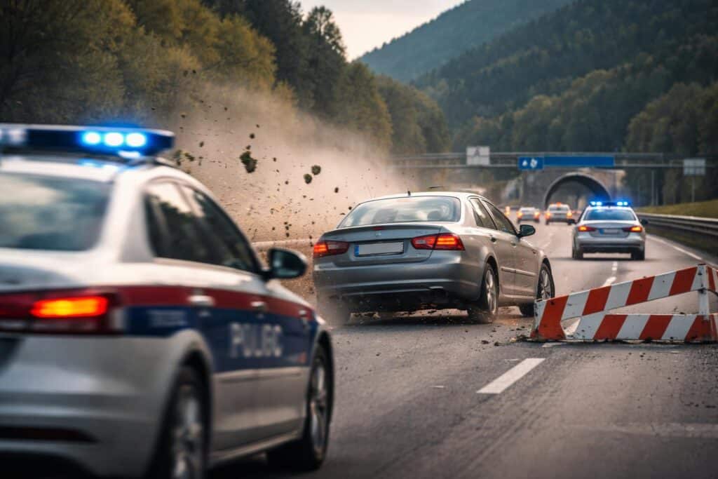 Verkehrskontrolle endet in Verfolgungsjagd