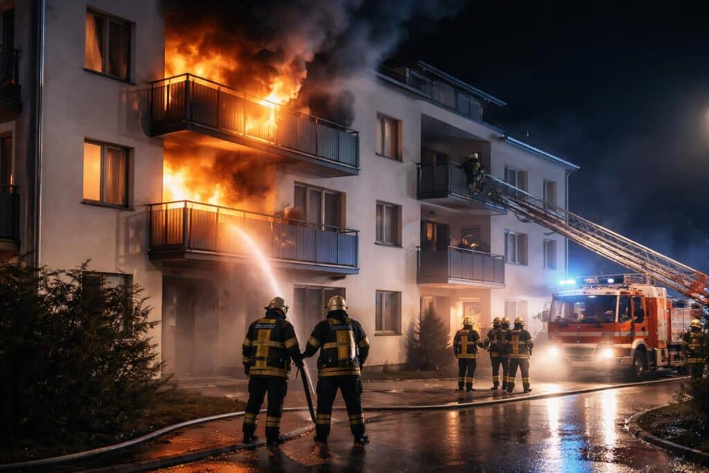 Wohnungsbrand in Feldkirchen