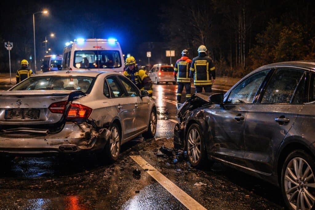 Zwei Verletzte durch Unfall mit Alkolenker