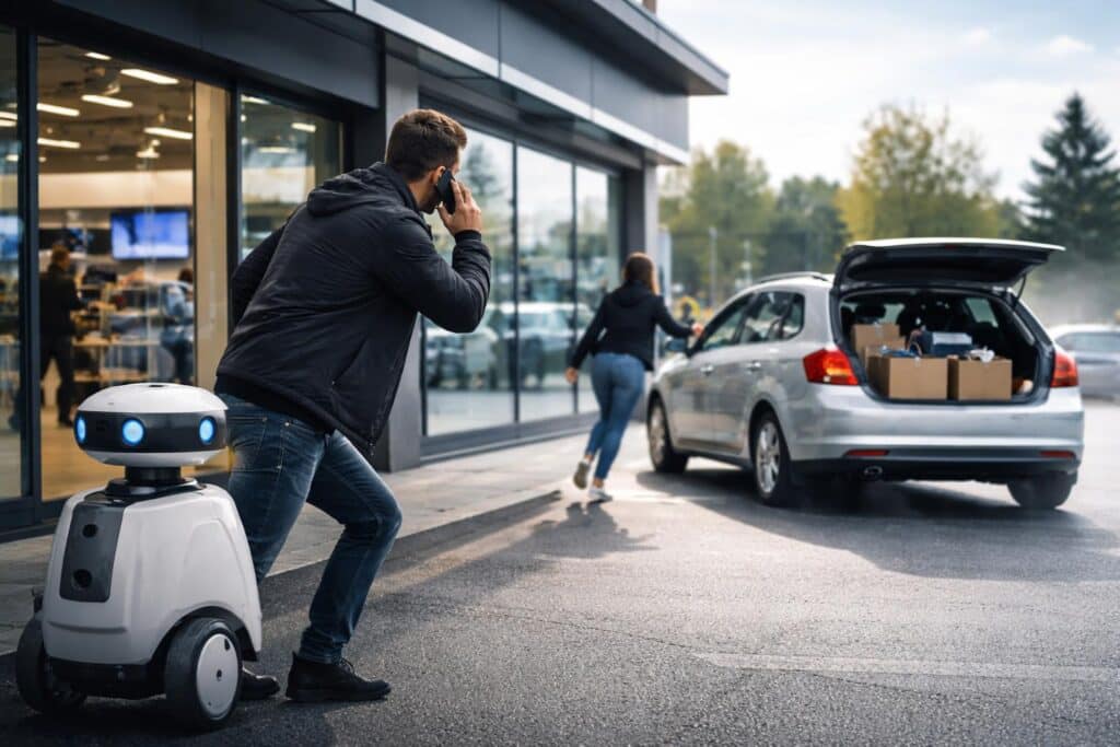 Ladendetektiv verfolgte Diebe