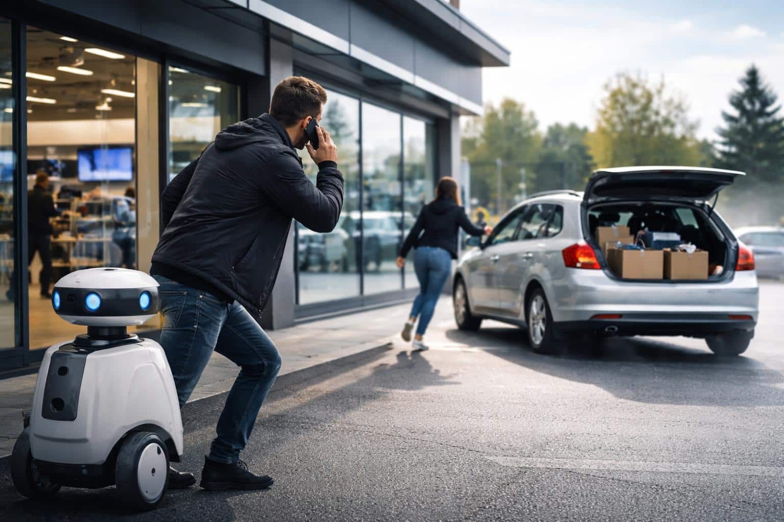 Ladendetektiv verfolgte Diebe