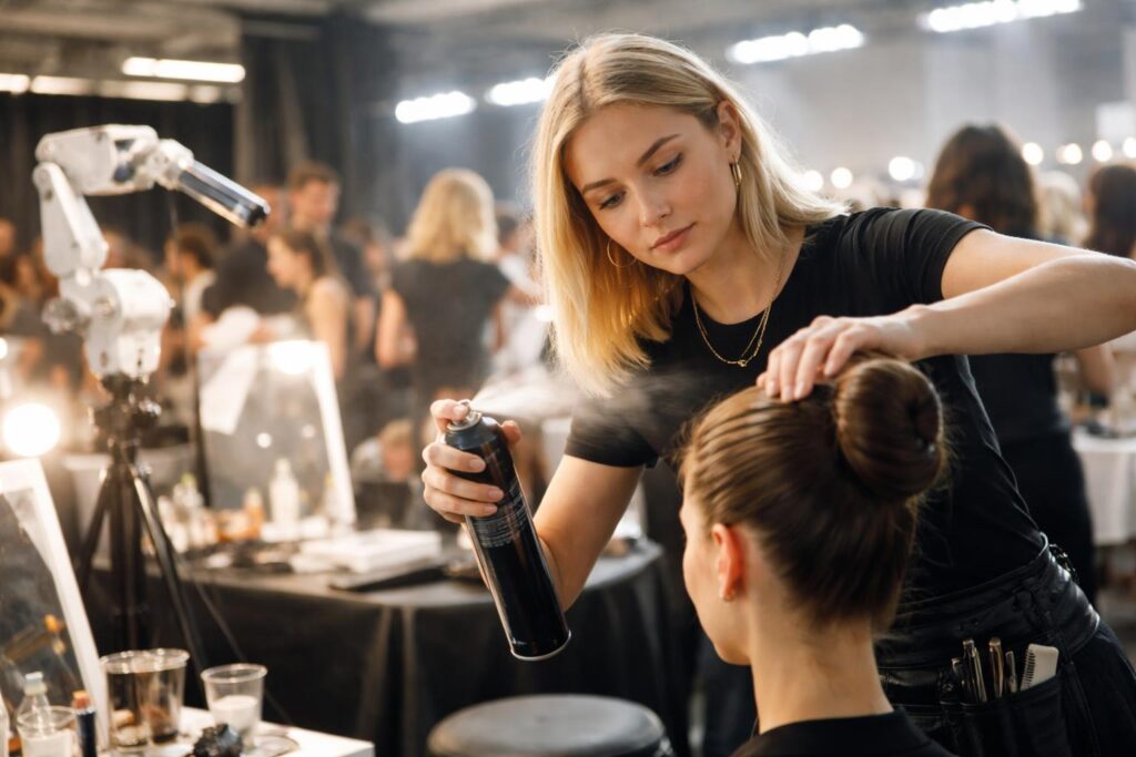 St. Veiter Stylistin bei Fashion Week