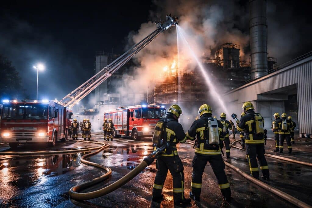 Nächtlicher Brandeinsatz in Brückl – FF Völkermarkt unterstützte Einsatz