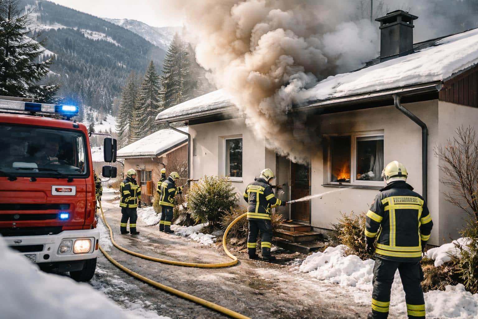 Brandereignis im Bezirk Spittal/Drau