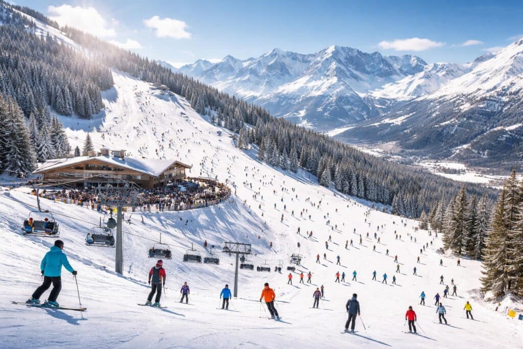 Volle Skipisten erfreuen Tourismusbetriebe