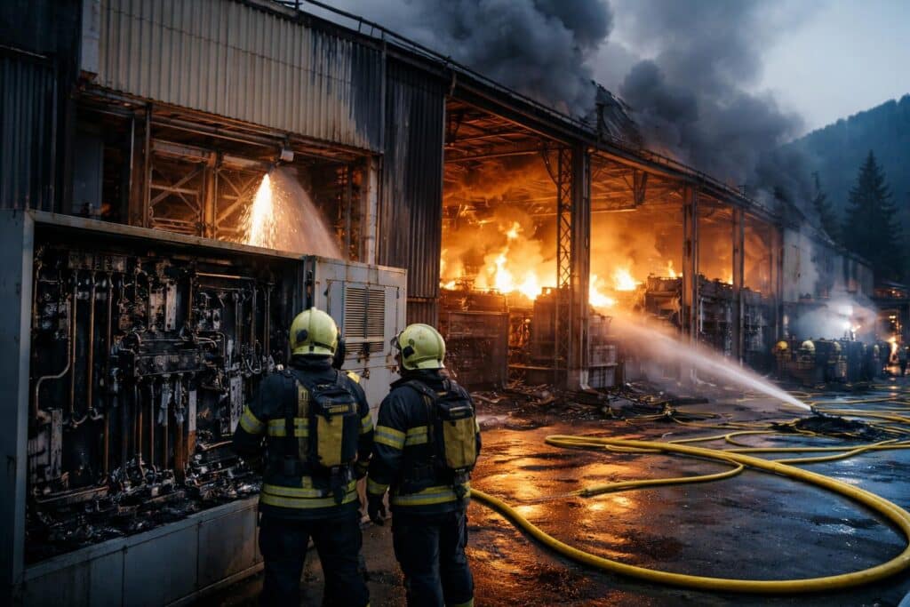Brandursache in Brückl geklärt – Technischer Defekt löste nächtlichen Großbrand aus
