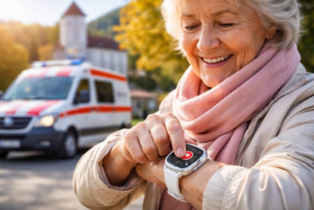 Neue mobile Notrufuhr für mehr Sicherheit