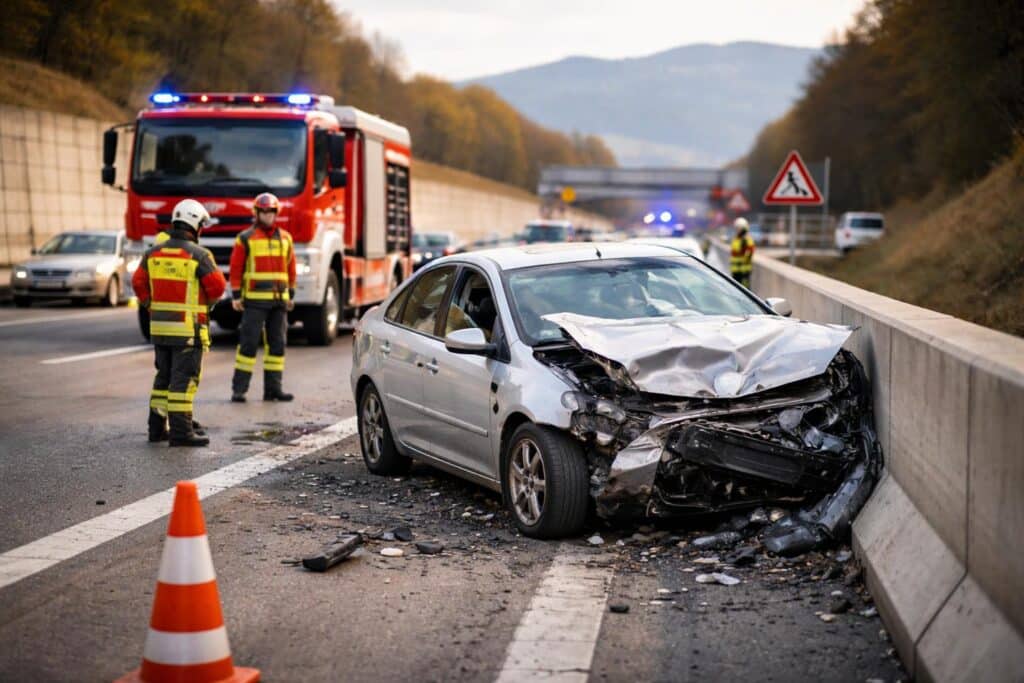 Unfall nach Sekundenschlaf