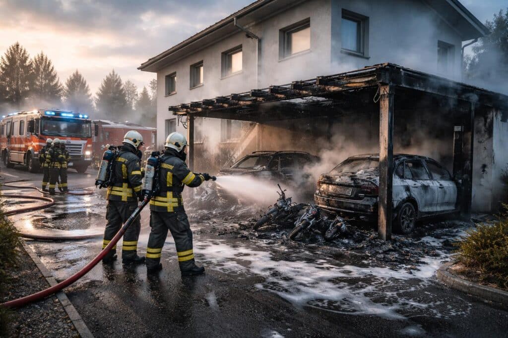 Brand in Klagenfurt/WS